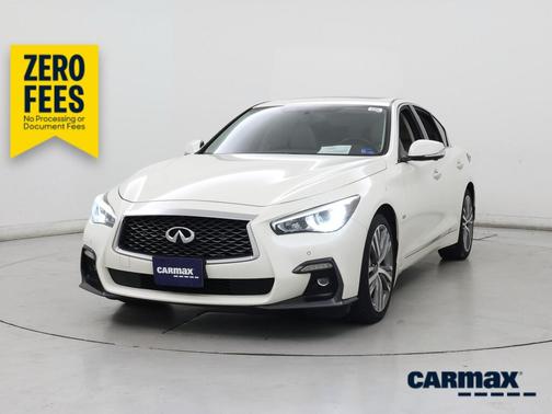 White 2020 INFINITI Q50 Sport