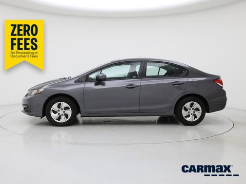 Gray 2014 Honda Civic LX