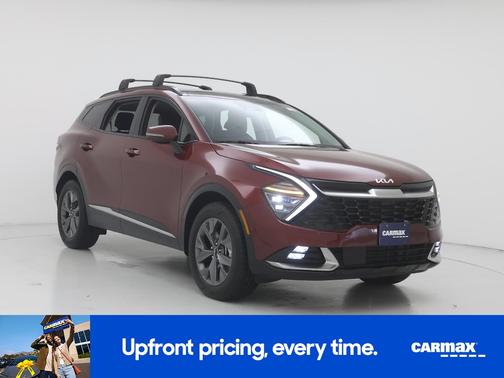 Burgundy 2024 Kia Sportage Hybrid SX Prestige
