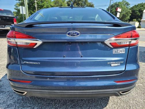 Blue 2019 Ford Fusion Titanium