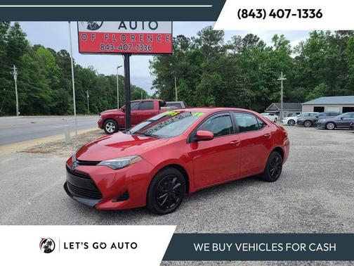 Red 2019 Toyota Corolla L