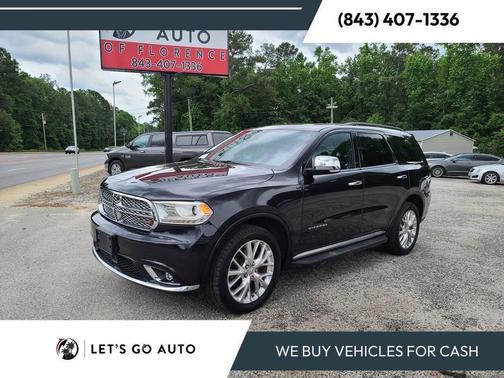 Brilliant Black Crystal Pearl Coat 2014 Dodge Durango Citadel