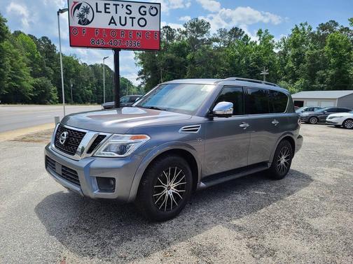 Gun Metallic 2019 Nissan Armada SV 4x2 4dr SUV
