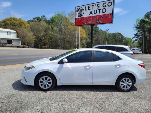 Super White 2016 Toyota Corolla L