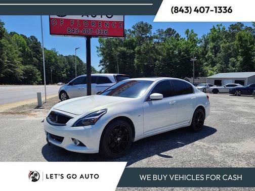 Moonlight White 2015 INFINITI Q40 Base