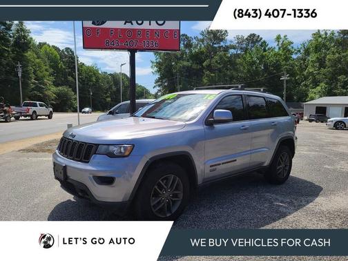 Billet Silver Metallic Clearcoat 2016 Jeep Grand Cherokee Laredo