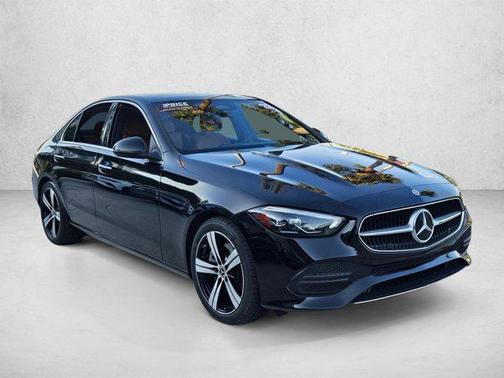 Black 2022 Mercedes-Benz C-Class Sedan