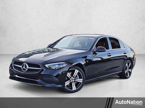 Black 2022 Mercedes-Benz C-Class Sedan
