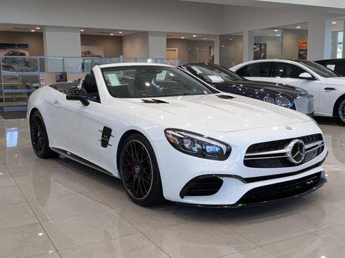 Polar White 2017 Mercedes-Benz AMG SL 63 Base