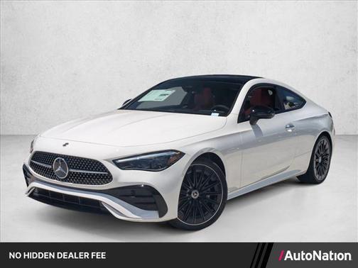 Polar White 2026 Mercedes-Benz CLE 300 4MATIC Coupe