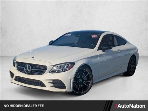 Polar White 2023 Mercedes-Benz C-Class Coupe