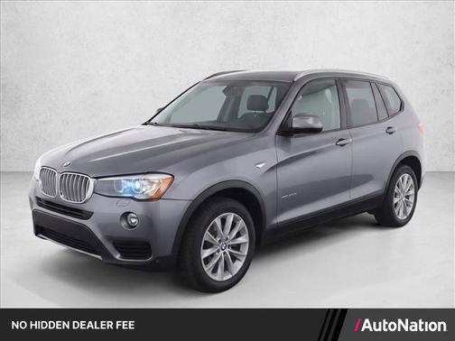 Space Gray Metallic 2015 BMW X3 xDrive28i