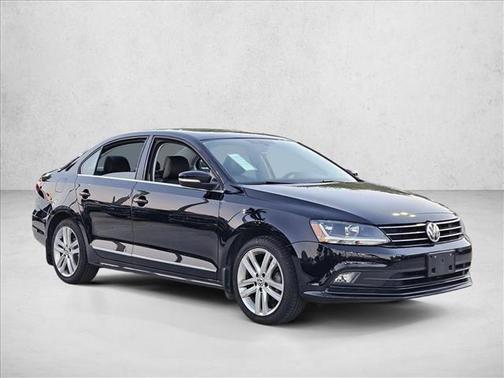 Black 2017 Volkswagen Jetta 1.8T SEL