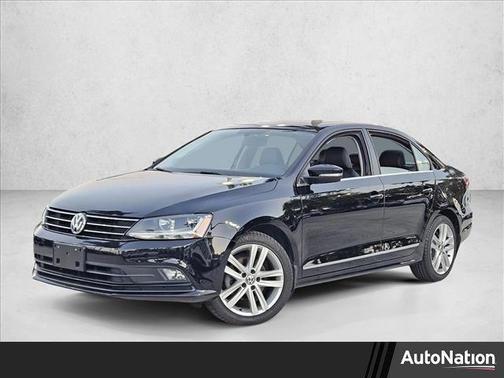 Black 2017 Volkswagen Jetta 1.8T SEL