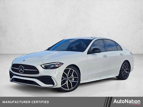 Polar White 2023 Mercedes-Benz C-Class Sedan