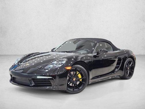 Black 2022 Porsche 718 Boxster Roadster