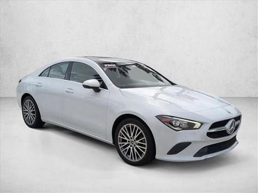 Digital White Pearl Metallic 2020 Mercedes-Benz CLA 250 Base