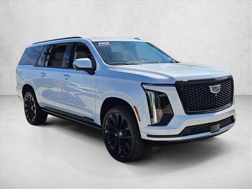 Vibrant White Tricoat 2026 Cadillac Escalade ESV Sport Platinum