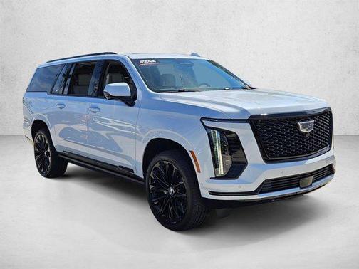 Vibrant White Tricoat 2026 Cadillac Escalade ESV Sport Platinum