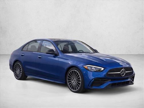 Starling Blue Metallic 2023 Mercedes-Benz C-Class Sedan