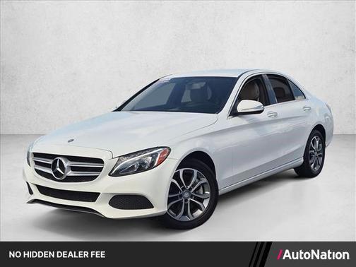 White 2015 Mercedes-Benz C-Class C 300 4MATIC Luxury