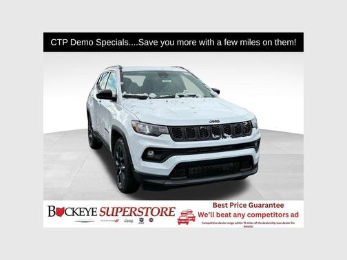 Bright White Clearcoat 2026 Jeep Compass Latitude