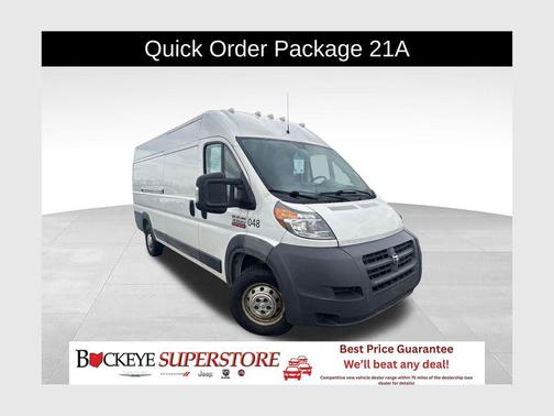 Bright White Clearcoat 2016 RAM ProMaster 3500 High Roof