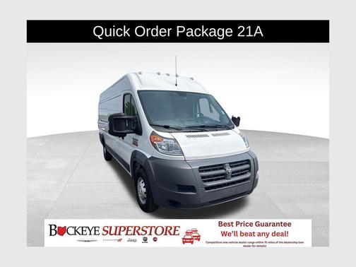 Bright White Clearcoat 2016 RAM ProMaster 3500 High Roof