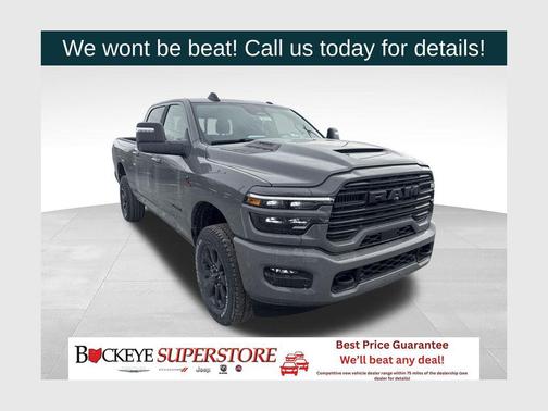 Ceramic White 2026 RAM 3500 Laramie Crew Cab 4x4 6'4' Box