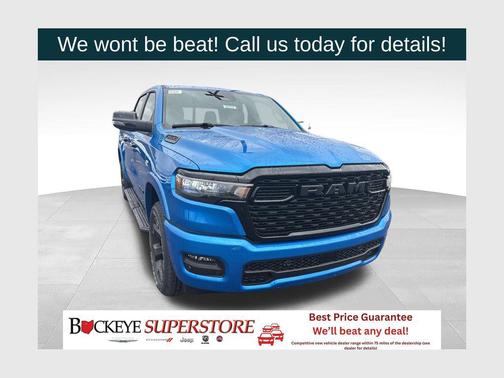 Hydro Blue Pearlcoat 2026 RAM 1500 Big Horn/Lone Star