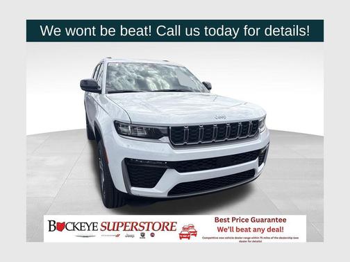 Bright White Clearcoat 2026 Jeep Grand Cherokee L Limited