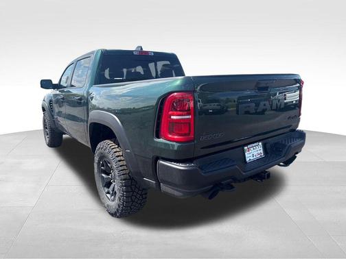 Serrano Green Metallic 2026 RAM 1500 RHO Crew Cab 4x4 5'7' Box
