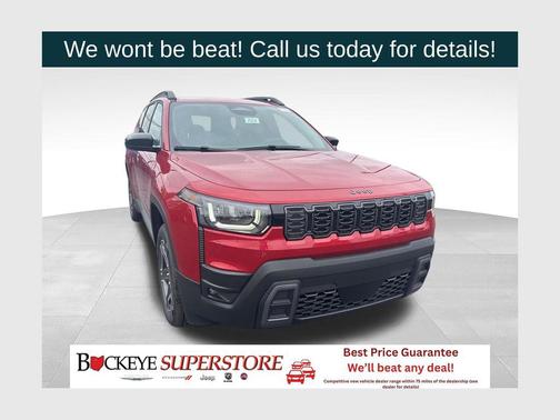 Red Hot Pearlcoat 2026 Jeep Cherokee Laredo 4x4