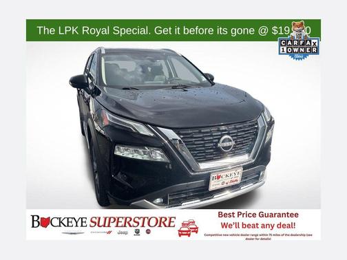 Super Black 2022 Nissan Rogue Platinum