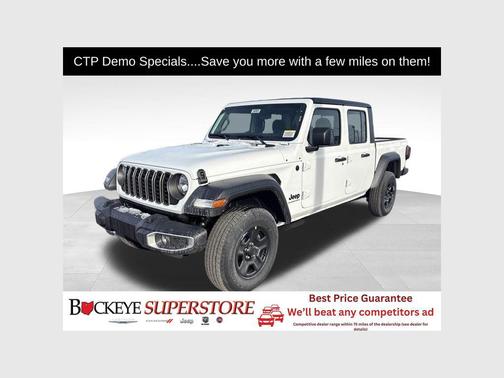 Bright White Clearcoat 2026 Jeep Gladiator Sport