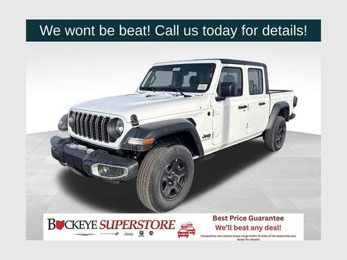 Bright White Clearcoat 2026 Jeep Gladiator Sport