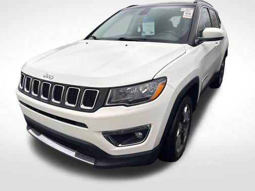 White Clearcoat 2019 Jeep Compass Limited