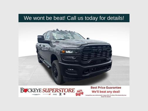 Ceramic Gray Clearcoat 2026 RAM 3500 Tradesman Crew Cab 4x4 6'4' Box