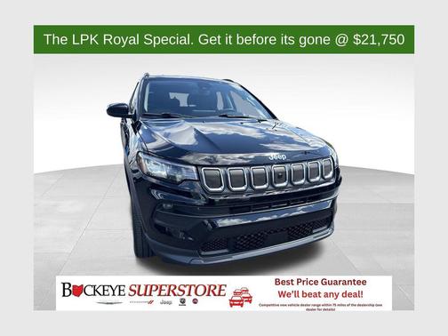 Diamond Black Crystal Pearlcoat 2022 Jeep Compass Latitude Lux
