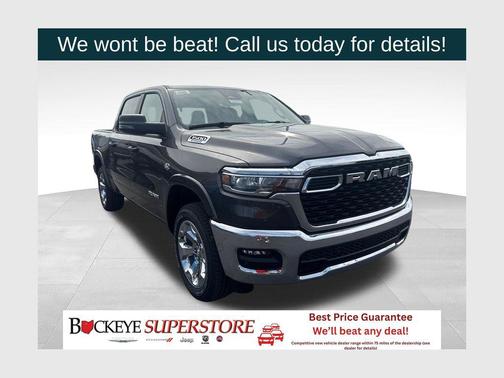 Granite Crystal Metallic Clearcoat 2026 RAM 1500 Big Horn/Lone Star
