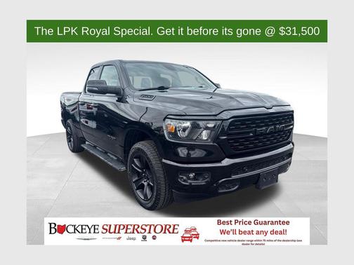 Diamond Black Crystal Pearlcoat 2023 RAM 1500 Big Horn/Lone Star