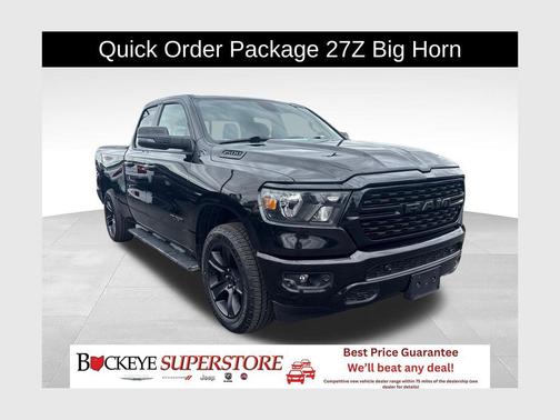 Diamond Black Crystal Pearlcoat 2023 RAM 1500 Big Horn/Lone Star