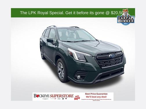 Green 2022 Subaru Forester Premium