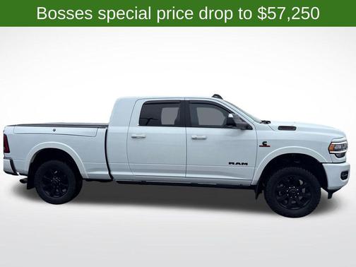 Bright White Clearcoat 2022 RAM 2500 Laramie Mega Cab 4x4 6'4' Box