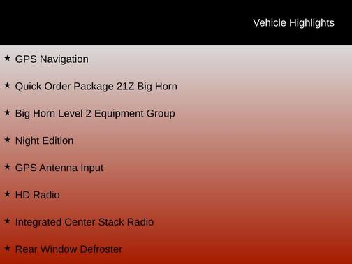 2026 RAM 1500 Big Horn/Lone Star