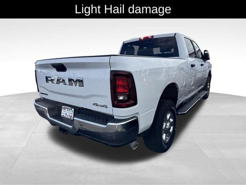 Bright White Clearcoat 2025 RAM 2500 Big Horn Crew Cab 4x4 6'4' Box