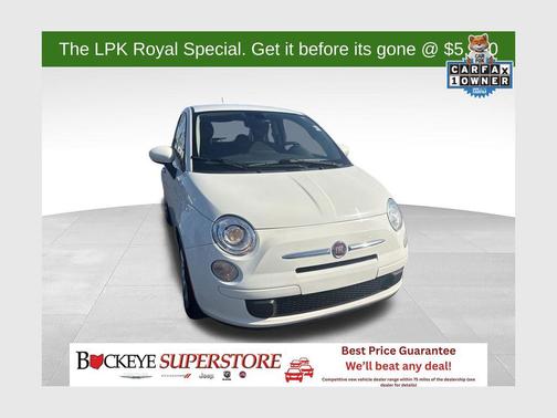 Bianco (White) 2017 FIAT 500 Pop
