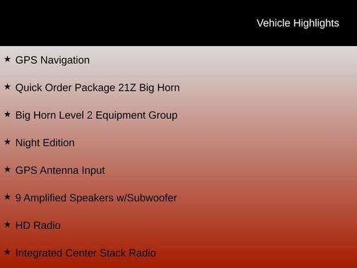2026 RAM 1500 Big Horn/Lone Star