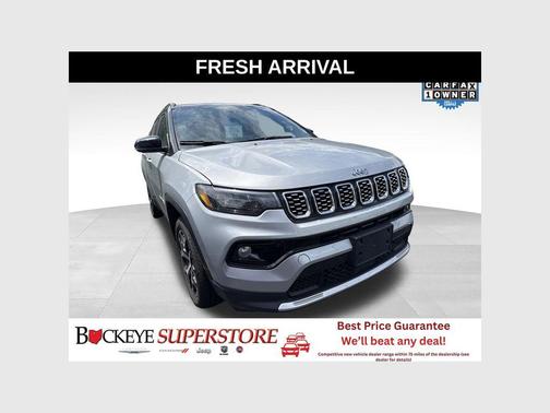 Silver Zynith Metallic Clearcoat 2025 Jeep Compass Limited