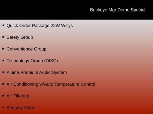 2025 Jeep Wrangler Willys